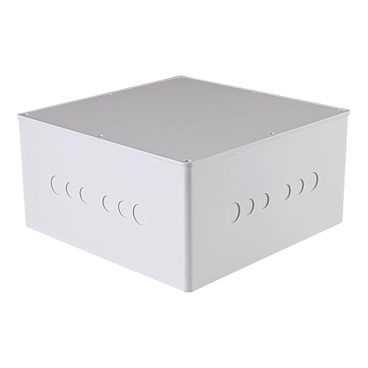 12" x 12" x 6" PVC Plastic Junction Box