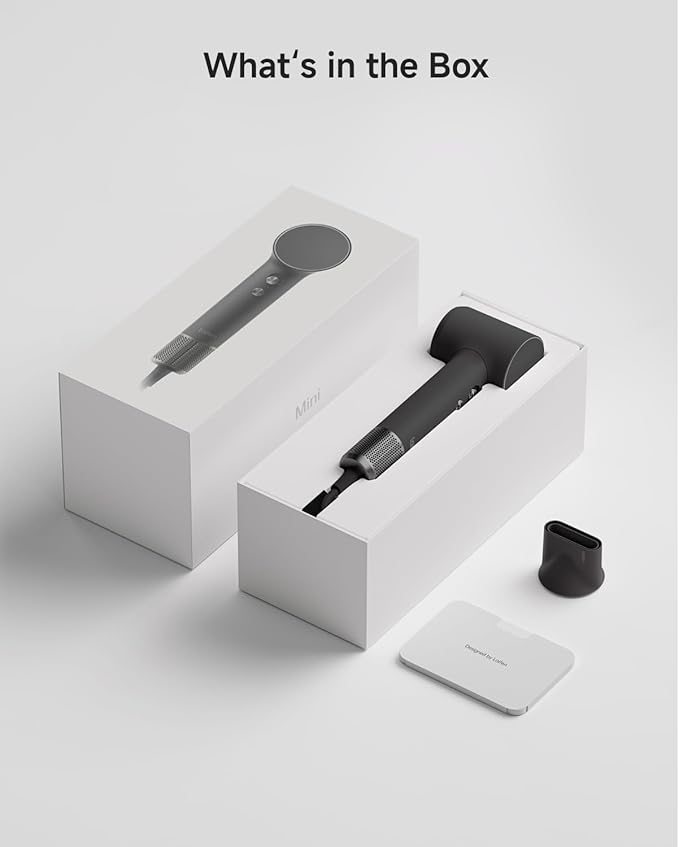 Laifen MINI Hair Dryer, Lightweight and Compact High Speed 200M Ionic Blow Dryer
