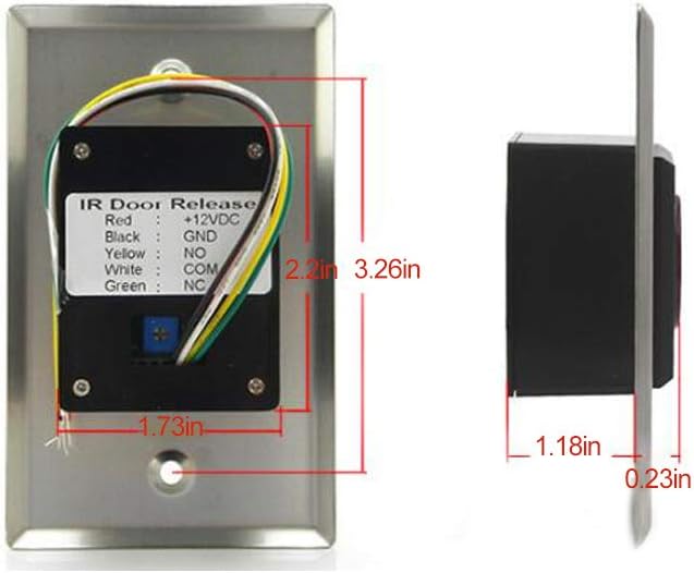 Olideauto Touchless Commercial Door Opener Automatic (2pcs)