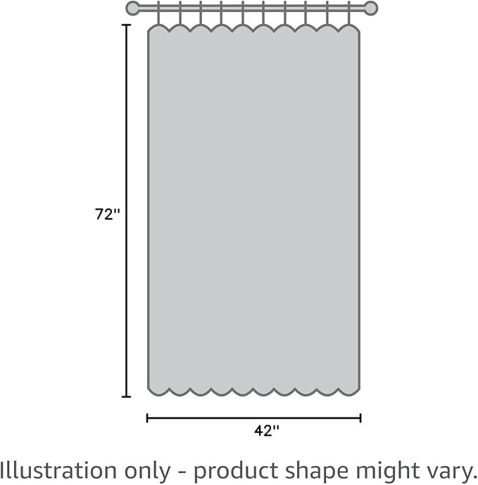 Hiasan Blackout Curtains for Bedroom and Living Room, Light Blocking, Noise