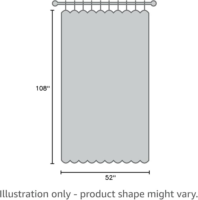H.VERSAILTEX Linen Blackout Curtains 108 Inches Long 100% Blackout Thermal