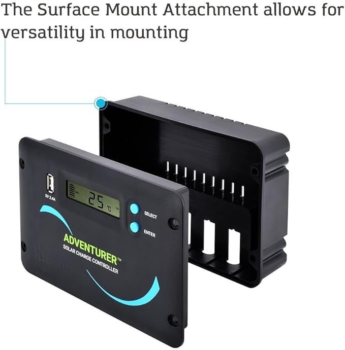 Renogy 30A 12V/24V PWM Solar Charge Controller