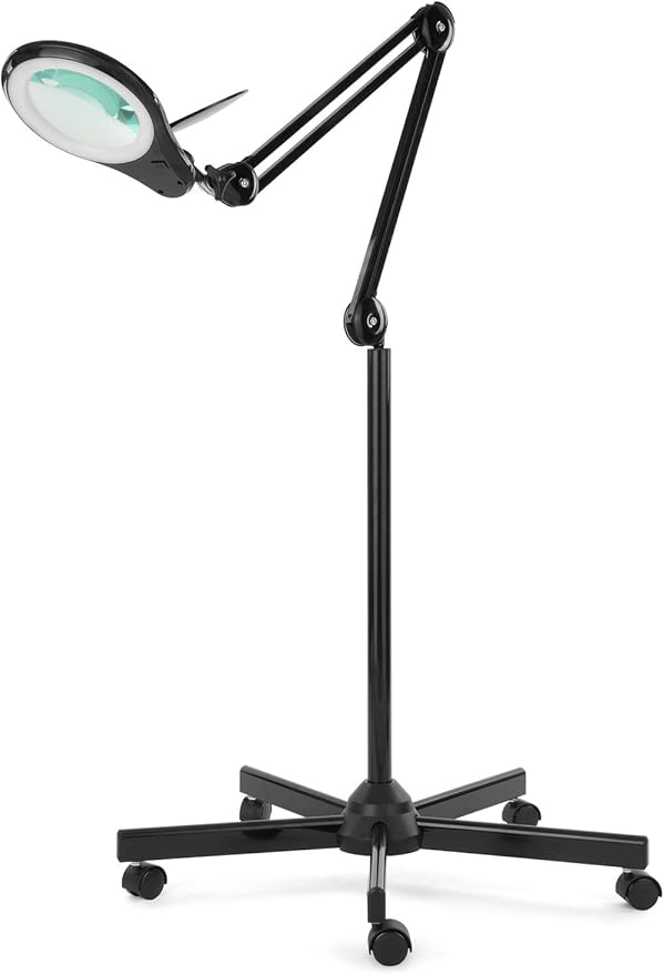 Neatfi LED Magnifying Floor Lamp – 1, 200 Lumens, 5” Bifocal Lens