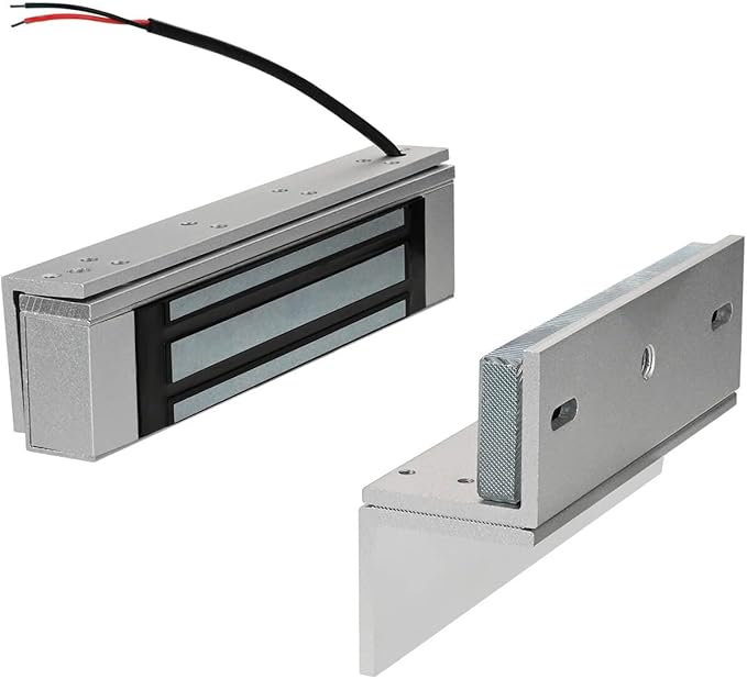 Electric Magnetic Lock with Z and L Bracket 180KG 350LBS Holding Force