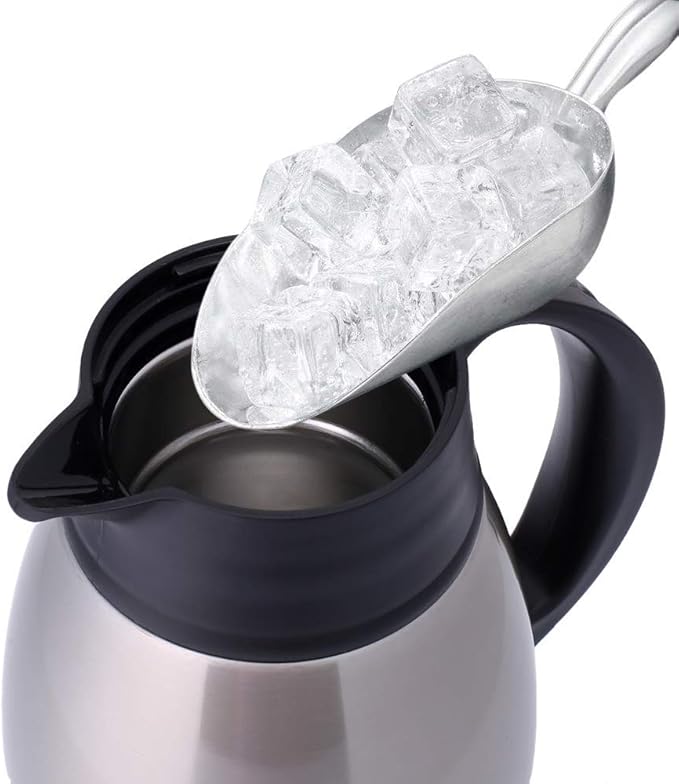 GiNT Stainless Steel Thermal Coffee Carafe, Double Walled Vacuum Water and