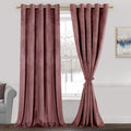 JIUZHEN Velvet Curtains 96 inches