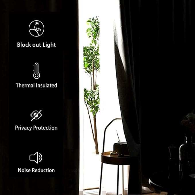 JIUZHEN Green Velvet Curtains 96 inches