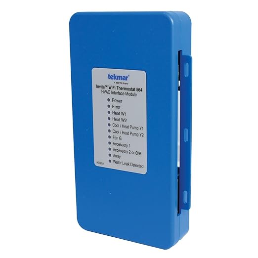 tekmar Invita Wi-Fi Thermostat | 2-Wire, Energy Star Approved, 2-Stage Cool