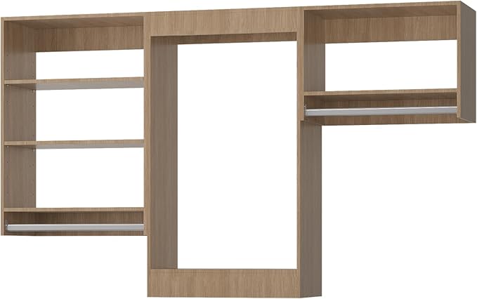 Modular Closet System, Wood Tower Storage