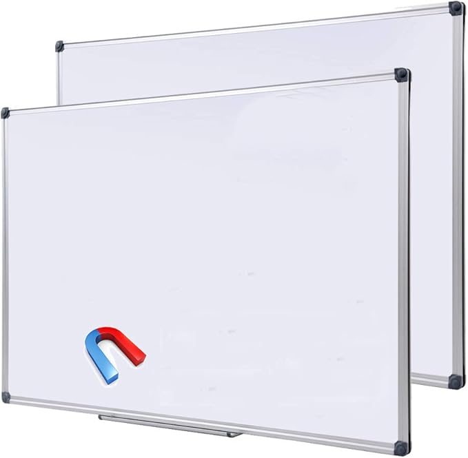 2 Pack 48 x 36 Large Magnetic Dry Erase Board