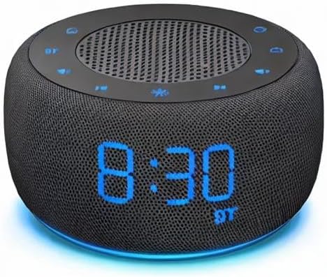 BUFFBEE Alarm Clock with Bluetooth Speaker & FM Radio