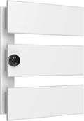 K&KALONZO Electric Towel Warmer, 18.35" W x 22.8" H Wall-Mounted Towel Heater with Built-in Timer, Waterproof Aluminum Towel Warmer for Bathroom, Support Plug-in and Hardwired, White, K3-L-W-N