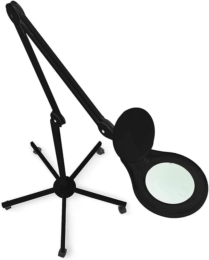 Neatfi LED Magnifying Floor Lamp – 1, 200 Lumens, 5” Bifocal Lens