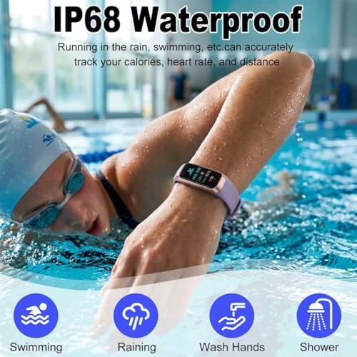fitness tracker, 2026 smart band with heart rate showing dimensions