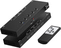 8K@60Hz HDMI 2.1 Switch 5 in 1 Out, 48Gbps Ultra HD 4K 120Hz, HDR10/Dolby Vision