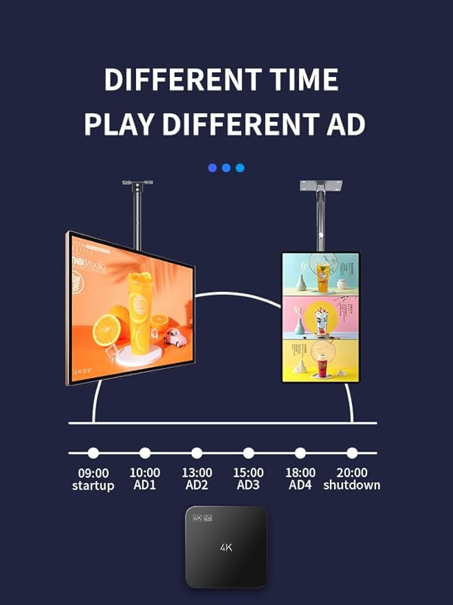 Lunzn Digital Signage Advertising Display Box Commercial AD Media Player