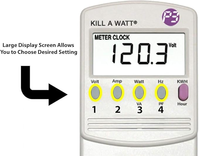 2-Pack P3 P4400 Kill A Watt Electricity Usage Monitor