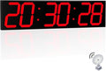 CHKOSDA 28.4''Large Digital Wall Clock, Automic Digital Clock