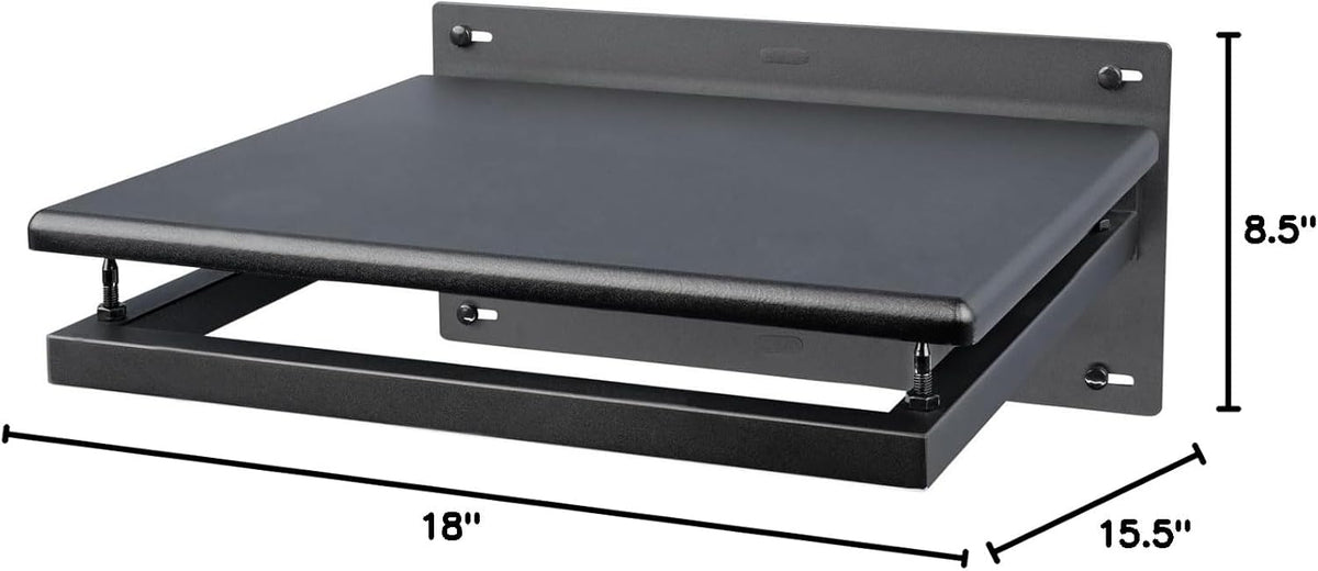 Pangea Audio Turntable Wall Mounted Premier SE Record Player Shelf MKII Black