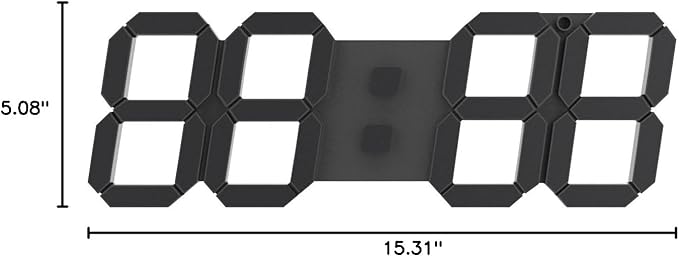 mooas 3D LED Clock