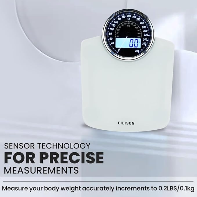 EILISON Highly Advance 2-in-1 Digital & Analog Weighing Scale