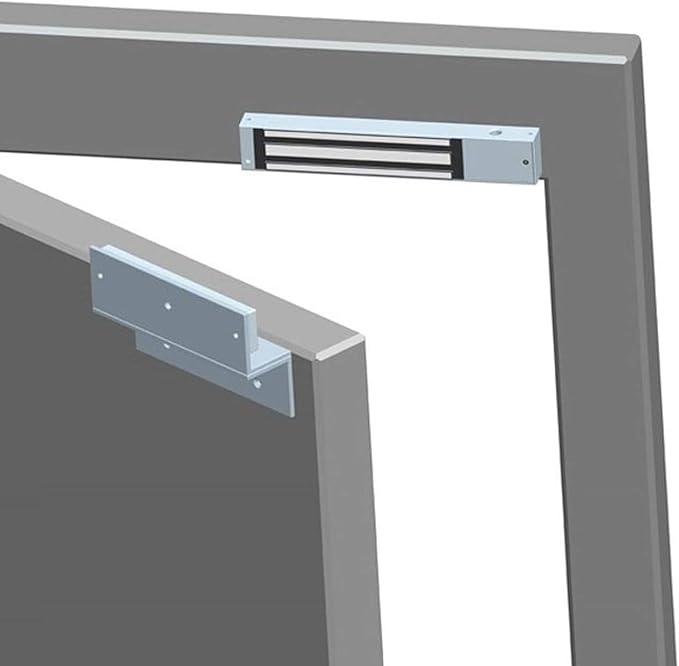 Electric Magnetic Lock with Z and L Bracket 180KG 350LBS Holding Force