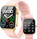 Smart Watch for Men Women Answer/Make Calls, 1.85" HD Touch Screen Fitness Watch with Heart Rate/Sleep Monitor, 110+ Sports Activity Tracker Step Counter, IP68 Waterproof Smartwatch for Android/iOS