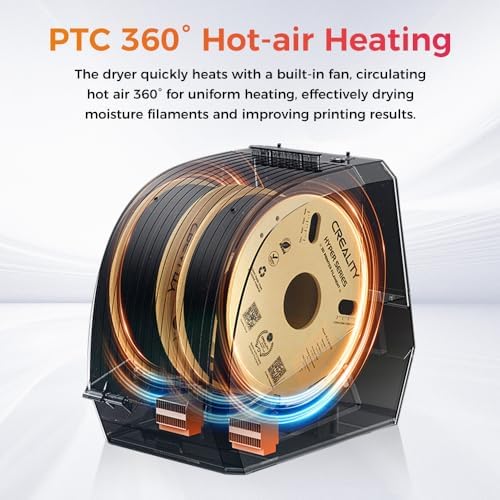 2026 new creality space pi filament dryer plus, close-up detail
