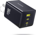 Baseus 100W USB C Charger Block, 3-Port Foldable Compact PPS Wall Charger
