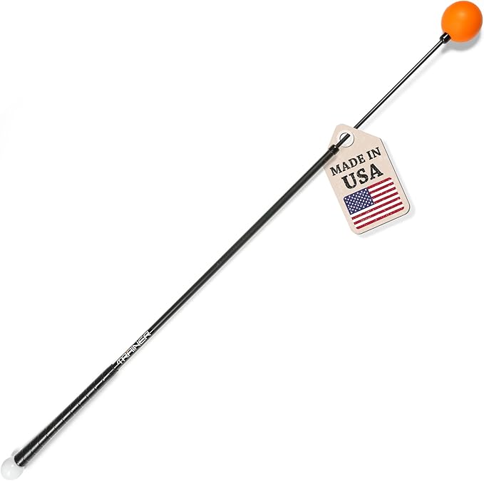 Orange Whip Golf Swing Trainer Aid Patented & Made in USA
