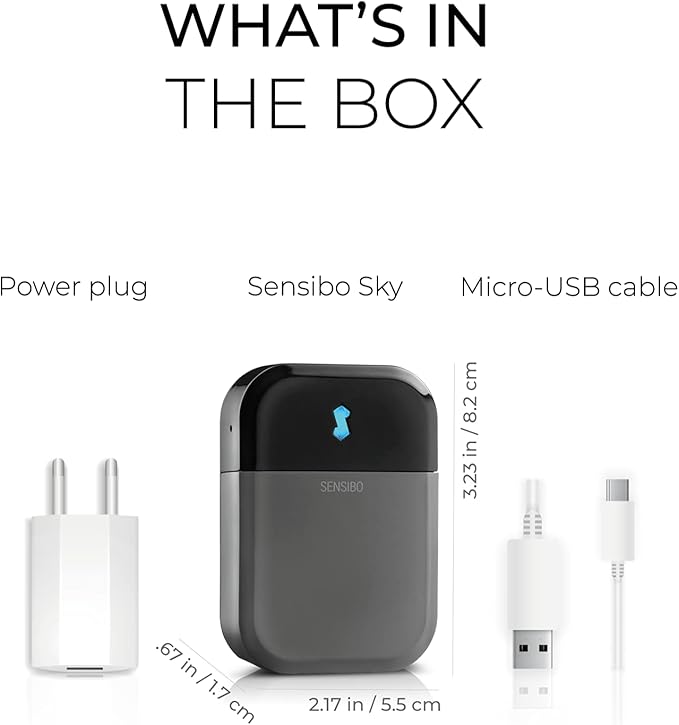Sensibo Sky, Smart Wireless Air Conditioner Controller. Quick & Easy DIY