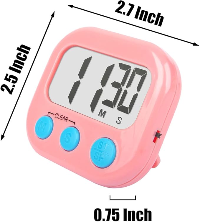 Classroom Timers for Teachers Kids Large Magnetic Digital Timer Teacher (24 Pack)