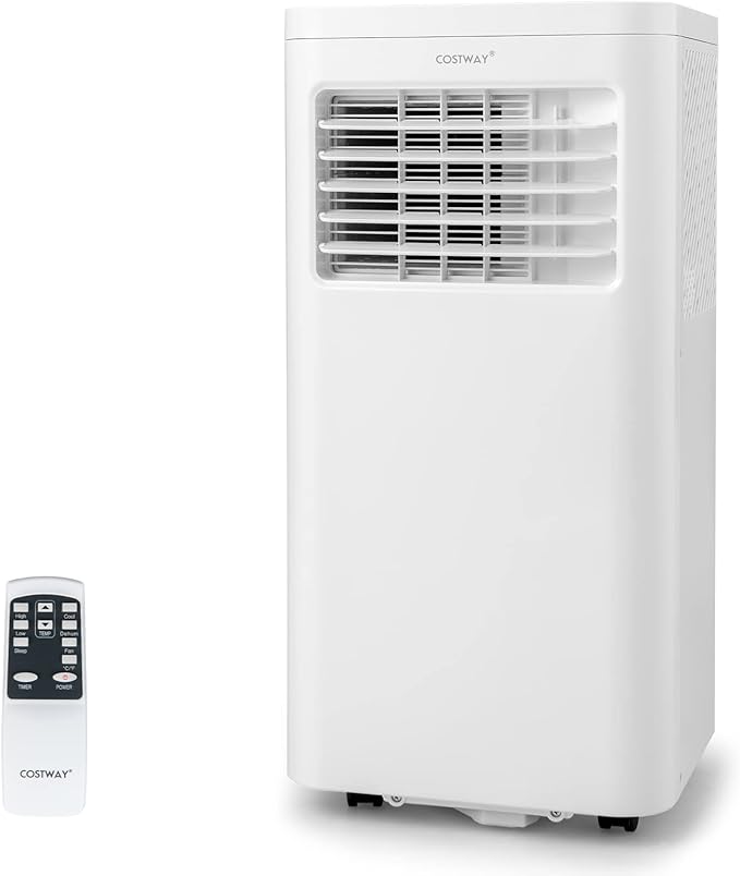 COSTWAY Portable Air Conditioner, 8000 BTU 3-in-1 Personal AC Unit