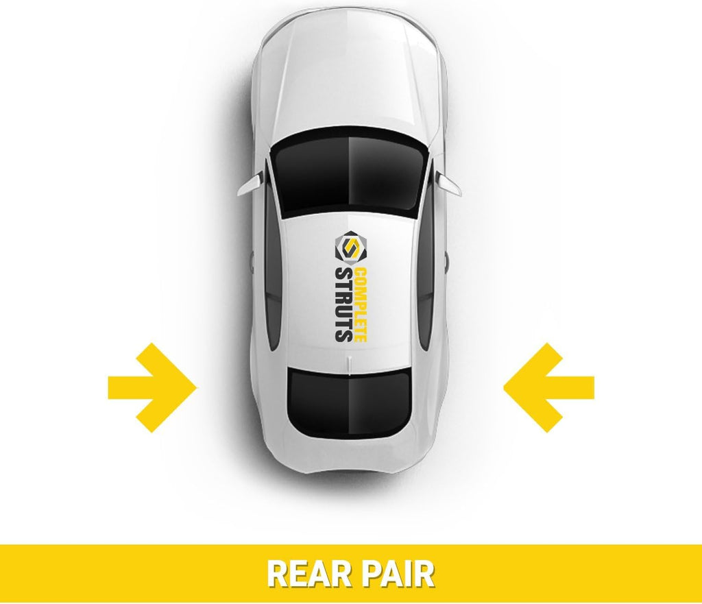 rear air suspension to passive gas shocks absorbers shown in use