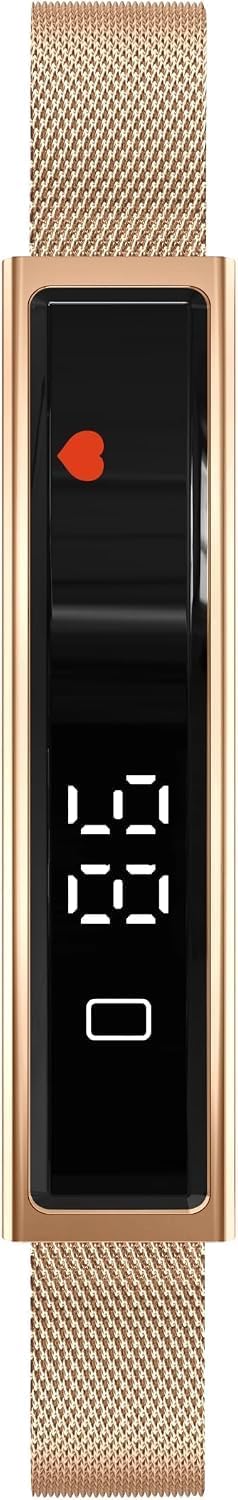 Fitness Health/Calorie Tracker with 2 Bands, Sleep Detection Bracelet