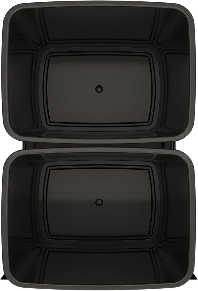 Rev-A-Shelf 35 Qt Double Pullout Under Cabinet Kitchen Trash Cans w/Soft-Close