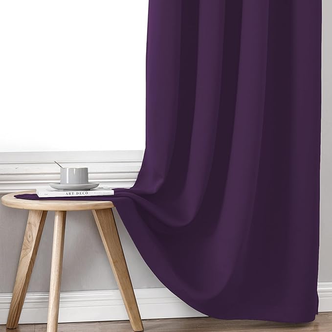 ChrisDowa 100% Blackout Curtains