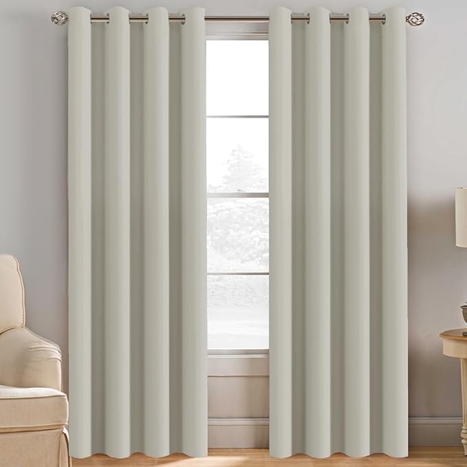 H.VERSAILTEX Blackout Curtains for Bedroom/Living Room, Length