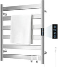 R FLORY Heated Towel Rack for Bathroom, 6 Bar Wall Mounted Towel Warmer Rack