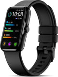 Fitness Tracker with 24/7 Continuous Heart Rate, Blood Oxy-gen Monitor, Smart Watch with Sleep Monitor, IP68 Waterproof Activity Tracker Step Counter for Women Men