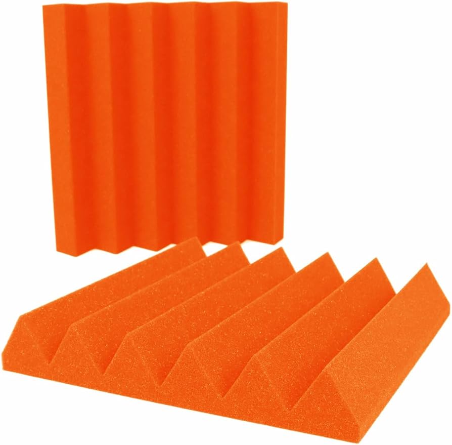 Foam Factory Inc 24 Pack Color Acoustic Foam Panel Studio Soundproofing Wedge