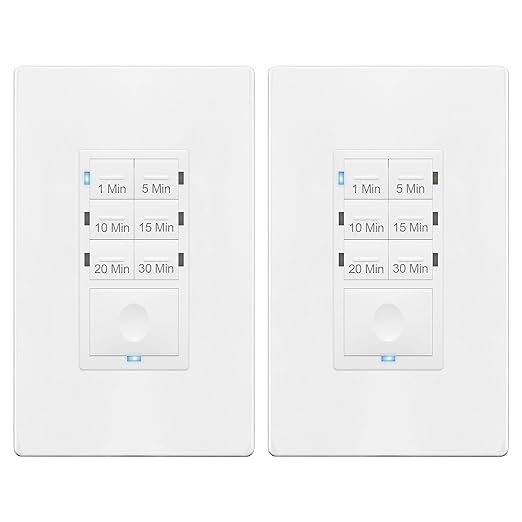 ENERLITES Countdown Timer Switch (2 Pack)