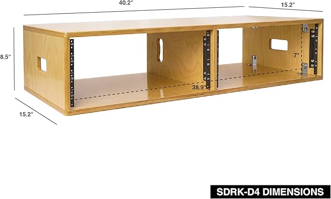 Sound Town DIY 2 x 4U Studio Rack