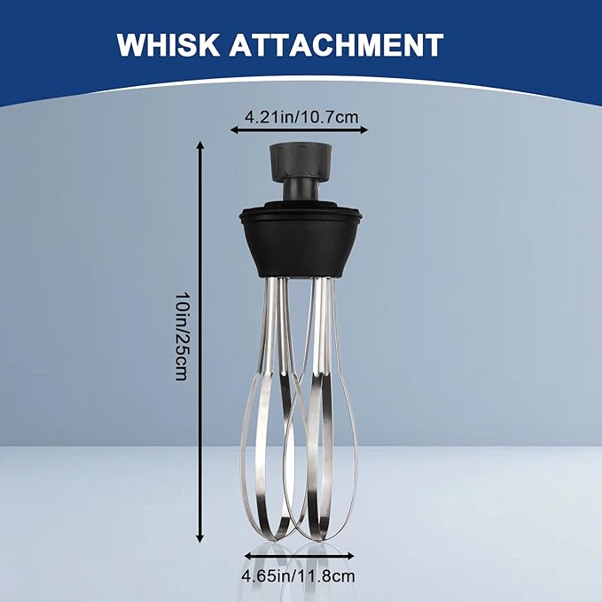 VONCI 10inch Detachable Whisk Attachment. 350W, 500W & 750W Commercial