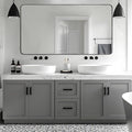 ANDY STAR Black Bathroom Mirrors