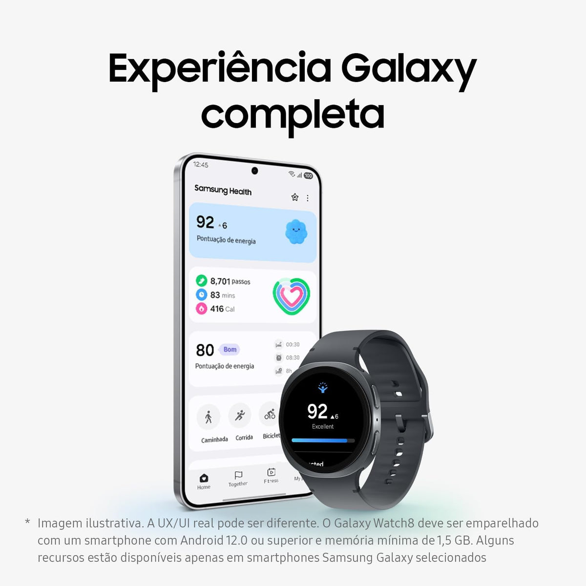samsung galaxy watch 8 | 44mm | ai, view 10