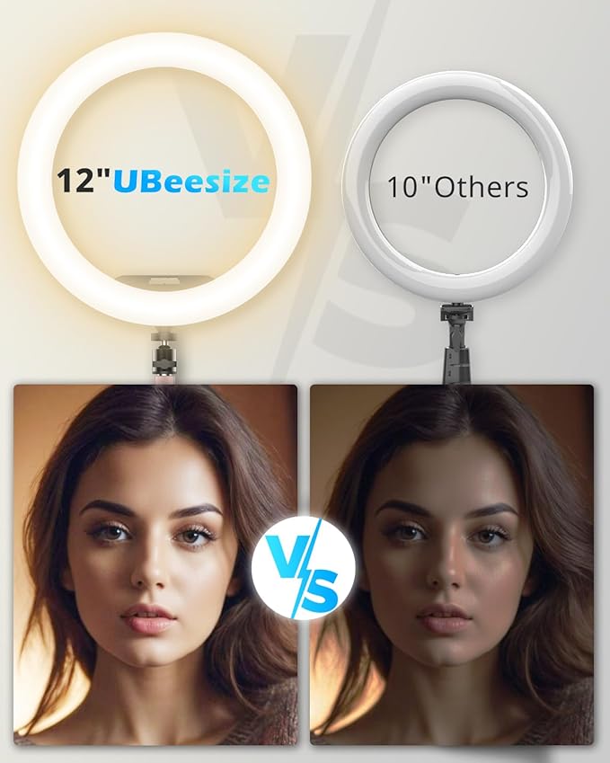 UBeesize 12" Desk Ring Light