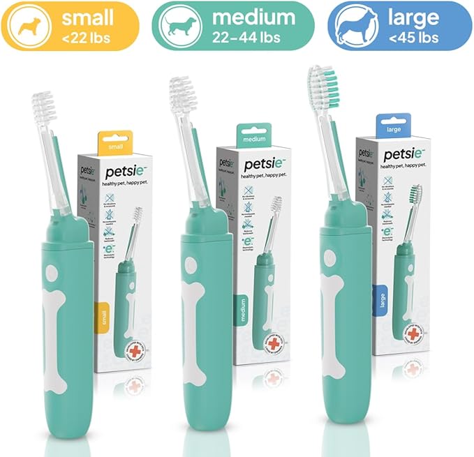 Dog Toothbrush | Innovative Eletrolytic Technology | Improves Oral Health &