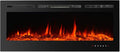 CharaVector Electric Fireplaces Recessed Wall Mounted Fireplace Insert 50 Inch