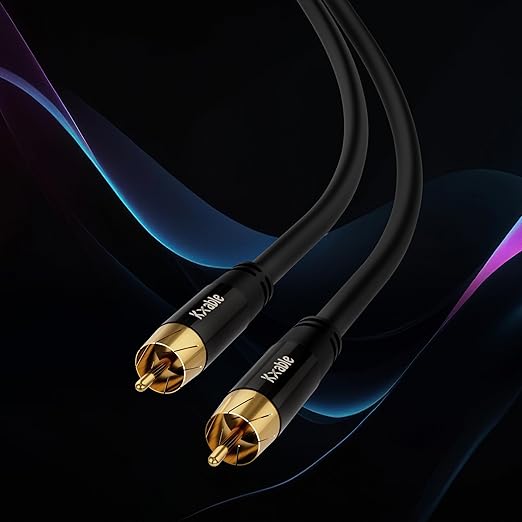 Subwoofer Cable RCA to RCA Audio Cable 100FT, Digital Coaxial Audio Cable